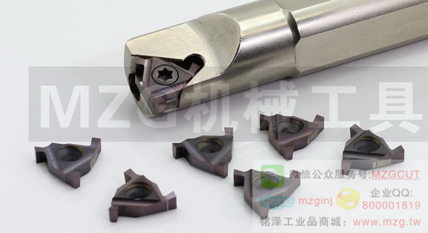 MZG品牌数控刀具,平装三角型切槽刀片图片价格