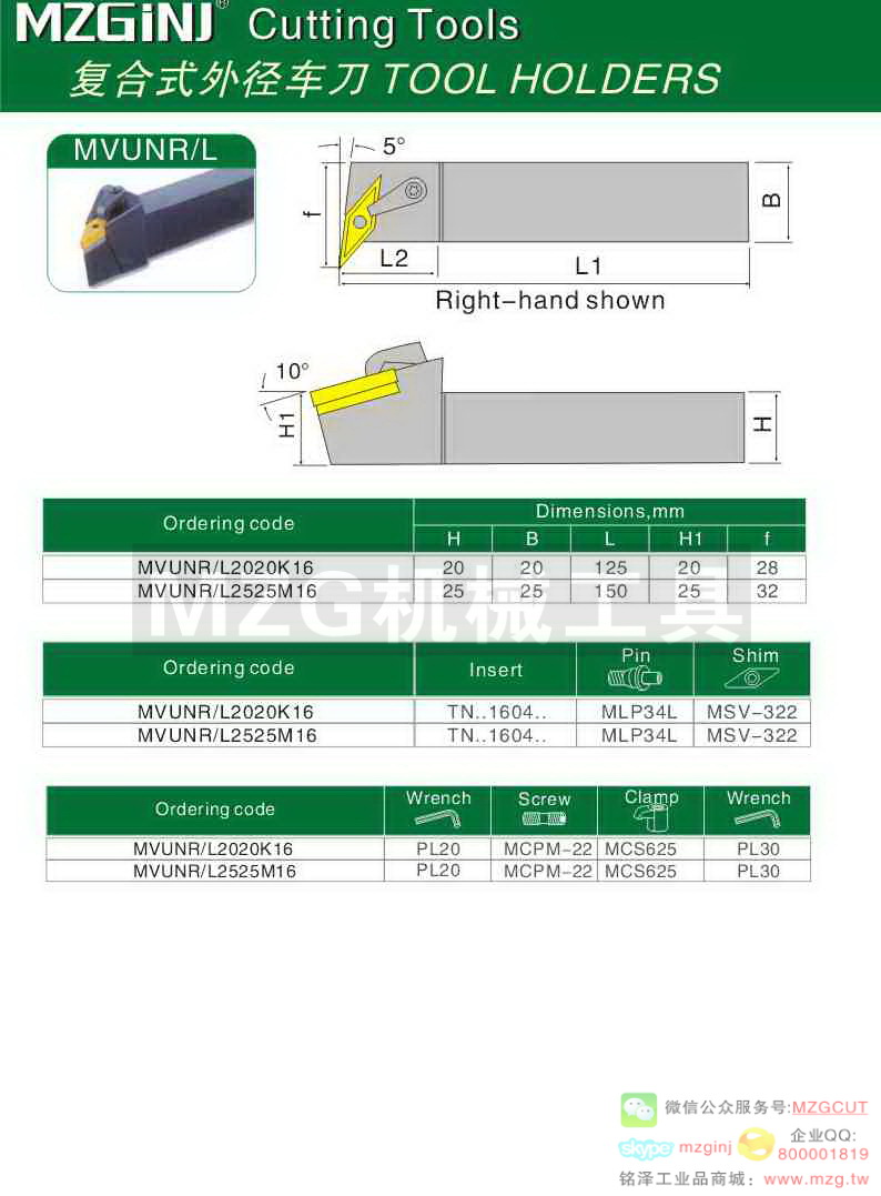 MZG Cutting Tools